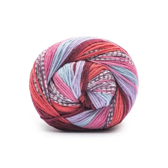 Caron&reg; Cinnamon Swirl Cakes&trade; Yarn Strawberry Swirl {3}