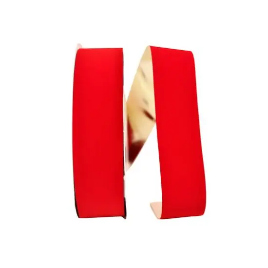 The Ribbon Roll Indoor Velvet Allure Value Metallic Back Ribbon {1}