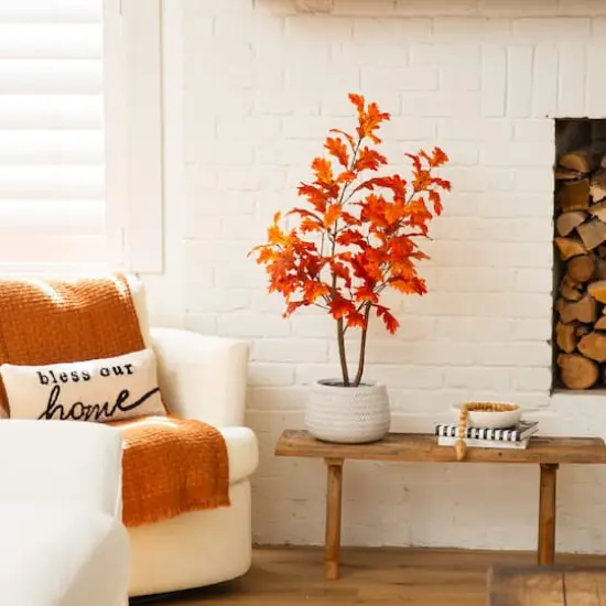 3ft. Autumn Oak Artificial Fall Tree {6}