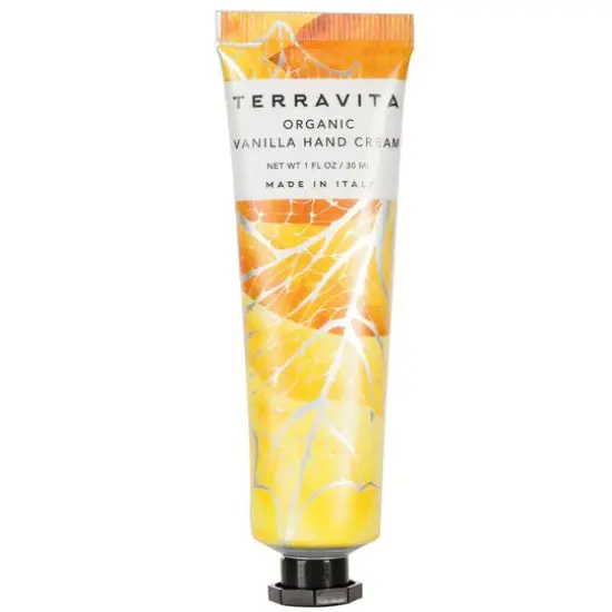 European Soaps Terravita Organic Hand Cream, 30mL Vanilla {1}