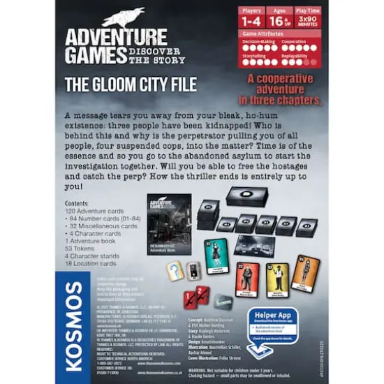 Thames & Kosmos Adventure Games: The Gloom City File {3}