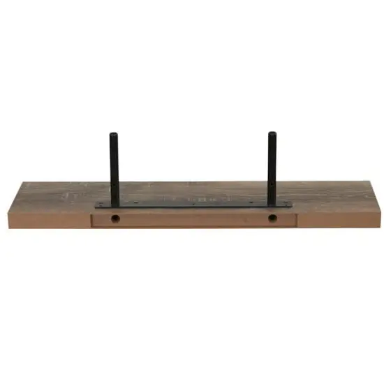 Household Essentials Floating Wall Shelf Brown {10}