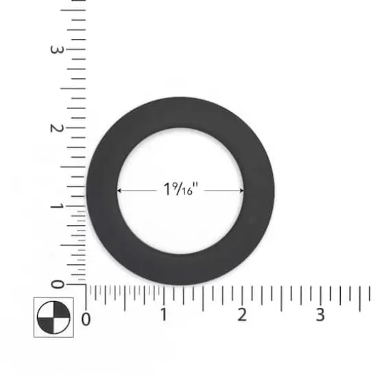 Dritz&reg; Home 1.562" Curtain Grommets, 8ct. Black {5}