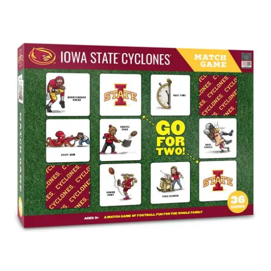 College Team Licensed Memory Match Game Iowa State Cyclones {1}