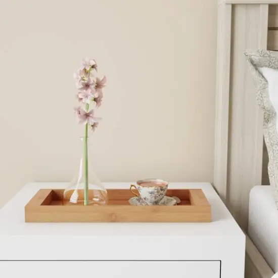 Hastings Home Bamboo Bathroom & Vanity Tray, 16" x 6" {8}