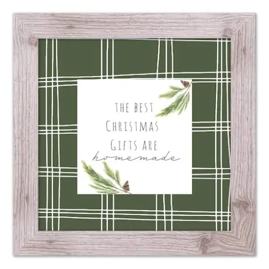 Designs Direct 16" x 16" Homemade Gifts Western White Framed Print {1}