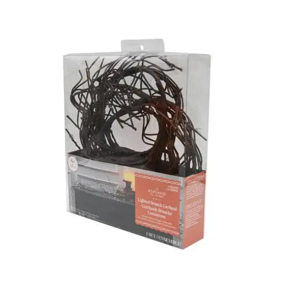 48ct. Amber LED Lighted Branch Garland by Ashland&reg; {5}