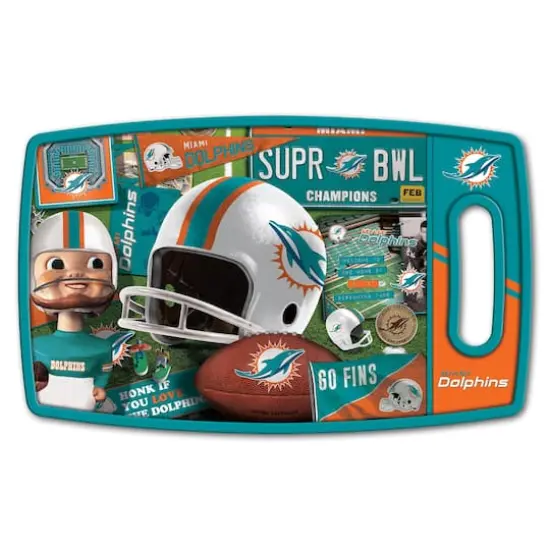 NFL Retro Series Cutting BoardMiami Dolphins {1}