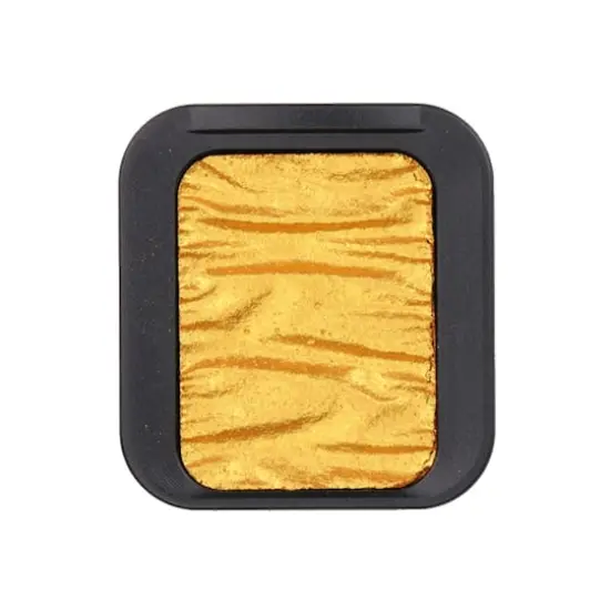 Finetec Pearlescent Watercolor Pan Pearlescent Olympic Gold {1}