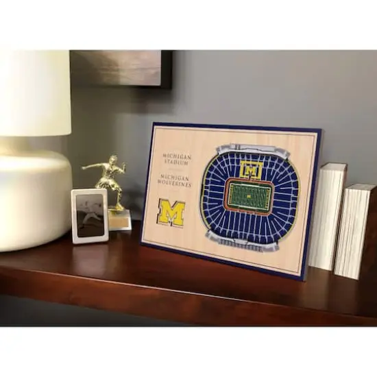 NCAA 3D StadiumViews Desktop Display Michigan Wolverines {4}