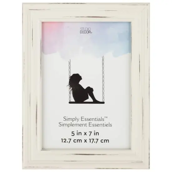 Simply Essentials&trade; Distressed White Frame by Studio D&eacute;cor&reg; {1}