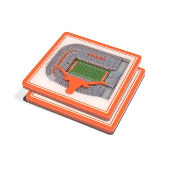 NCAA 3D StadiumView Coasters Texas Longhorns {1}