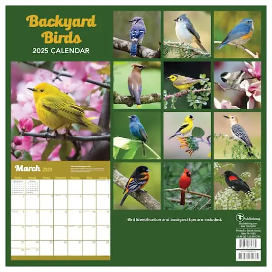 TF Publishing 2025 Backyard Birds Wall Calendar {3}