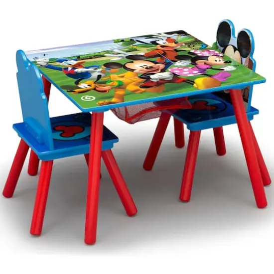Disney&reg; Mickey Mouse Kids Table & Chair Set with Storage {1}