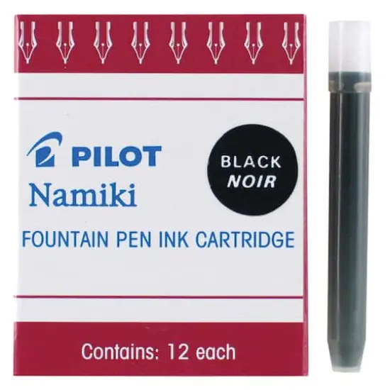 Pilot&reg; Namiki&reg; Black Ink Cartridges, 12ct. {1}