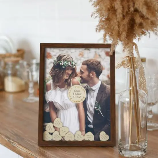 Kate Aspen Rustic Garden Wedding Guest Book Alternative {5}