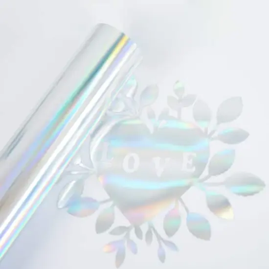 Foil Heat Transfer Vinyl by Make Market&reg; Iridescent Silver {4}