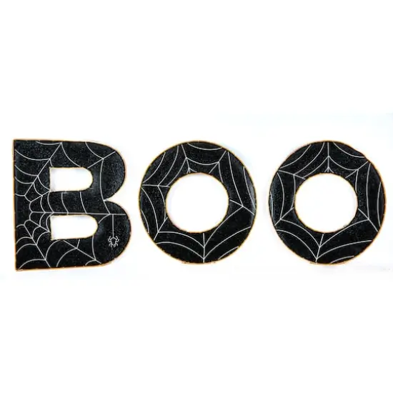 47" BOO Sign with LED Light Strips {1}