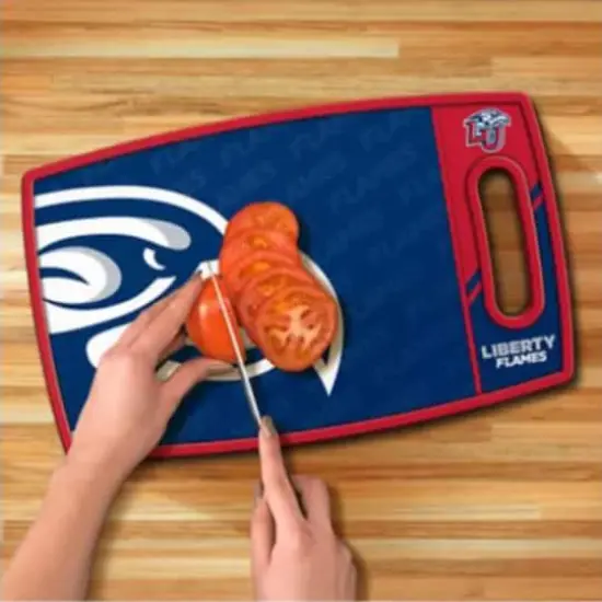 14" Liberty Flames Logo Series Cutting Board {3}