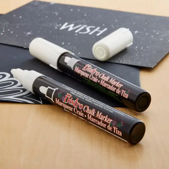 Marvy&reg; Uchida White Bistro Chalk Marker Set {3}