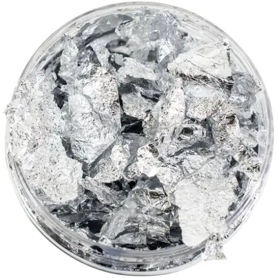Finnabair&reg; Art Ingredients Metal Flakes, 150mL Silver {4}