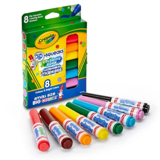 Crayola&reg; Pip Squeaks Washable Coloring Book Markers, 12 Packs of 8 {3}