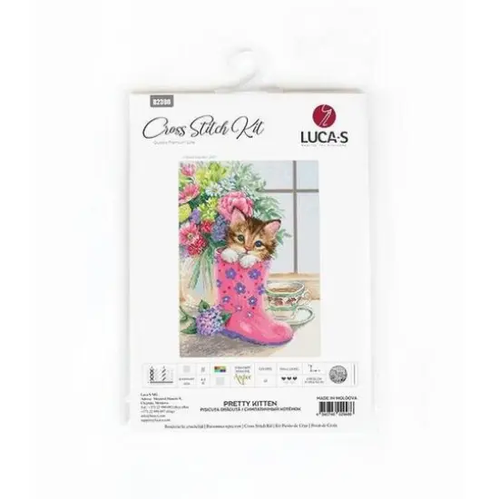 Luca-s Pretty Kitten Counted Cross Stitch Kit {3}