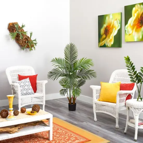 4.5ft. Potted Areca Palm Tree {5}