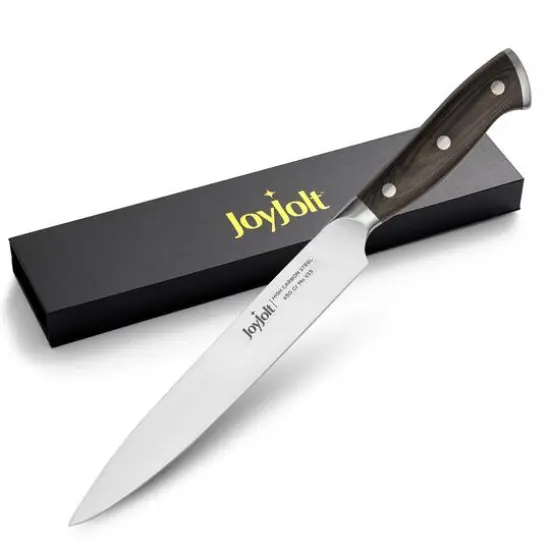 JoyJolt&reg; 8" High Carbon Steel Slicing Knife {8}