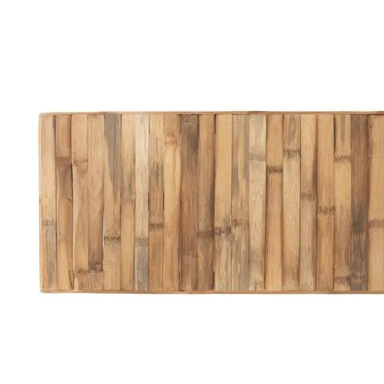 Hello Honey&reg; Natural Tall Bamboo Accent Table with 2 Shelves {7}