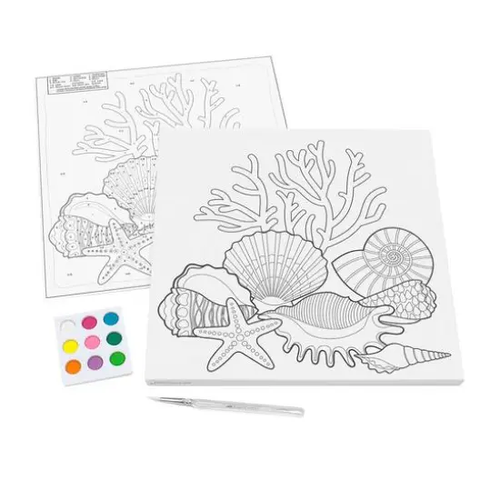 Faber-Castell Coastal Paint by Number Watercolor Set {4}