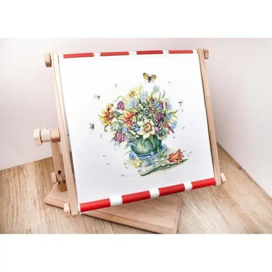 Luca-s April Bouquet Counted Cross Stitch Kit {6}