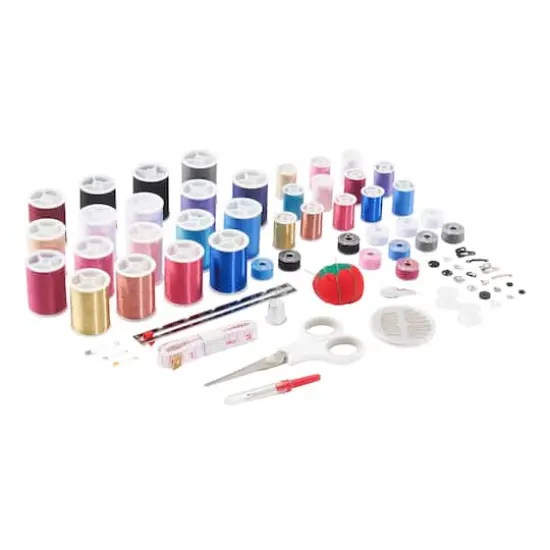 SINGER&reg; Sew-It-Goes 255 Piece Sewing Kit & Craft Organizer Sewing Storage Case with Metallic Embroidery Thread {7}