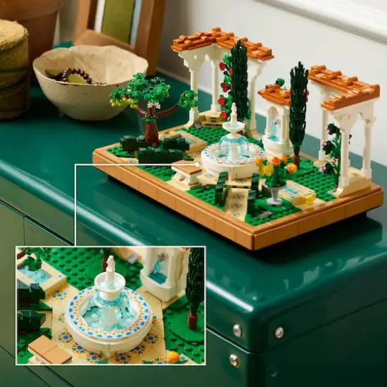 LEGO&reg; Icons Fountain Garden Home and Office Decor, Building Set for Adults 10359 {7}