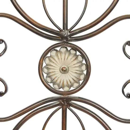 62" Brown Metal Rustic Wall D&eacute;cor {3}