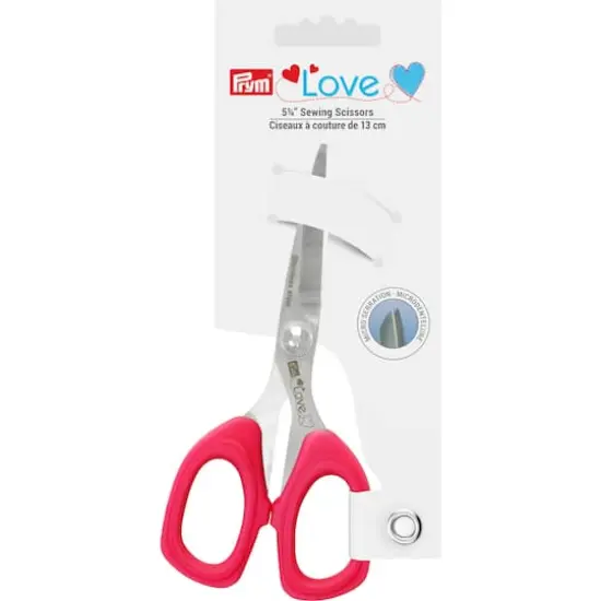 Prym&reg; Love 5.25'' Stainless Steel Sewing Scissors {1}