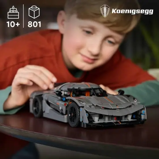 LEGO&reg; Technic&trade; Koenigsegg Jesko Absolut Gray Hypercar 42173 {5}