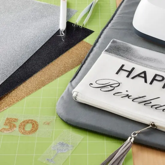 Cricut&reg; Glitter Iron-On Basics Sampler, 12" x 12" {3}