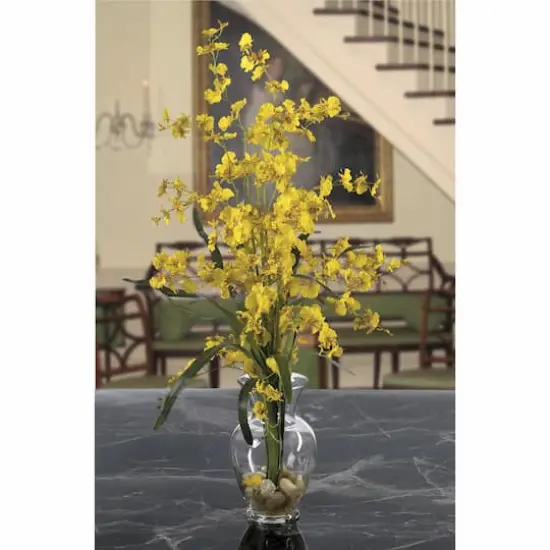 2.5ft. Yellow Dancing Lady Arrangement in Vase {3}