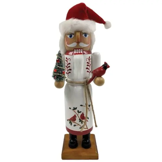 Santa's Workshop 14" Cardinal Claus Nutcracker {1}