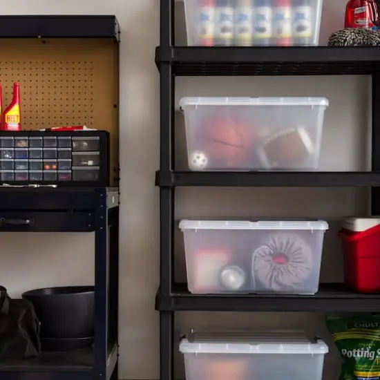 IRIS&reg; 45qt. Clear Latching Storage Boxes, 4ct. {4}