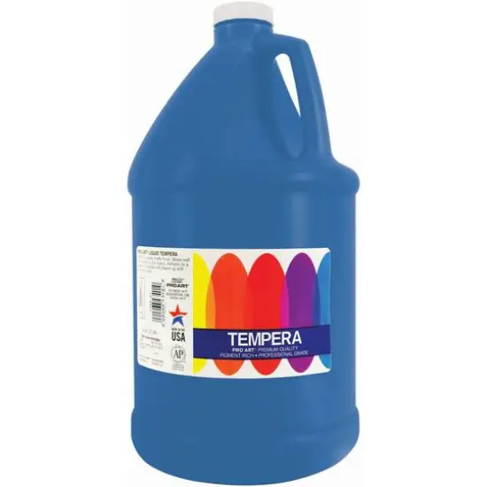 Pro Art&reg; Tempera Liquid Paint, 1gal. Phthalo Blue {1}