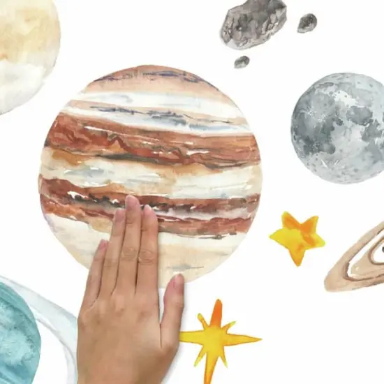 RoomMates Watercolor Planets Peel & Stick Giant Decals {5}