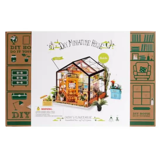 Rolife&reg; Cathy's Flower House DIY Miniature House Kit {9}