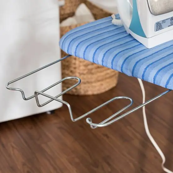 Honey Can Do Blue & White Ironing Board w/ Retractable Iron Rest {4}