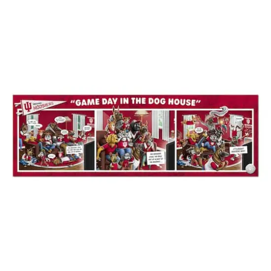 College Game Day in the Dog House 1,000 Piece Puzzle Indiana Hoosiers {5}