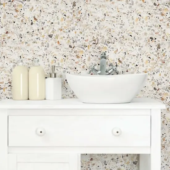 RoomMates Terrazzo Peel & Stick Wallpaper Tan {6}