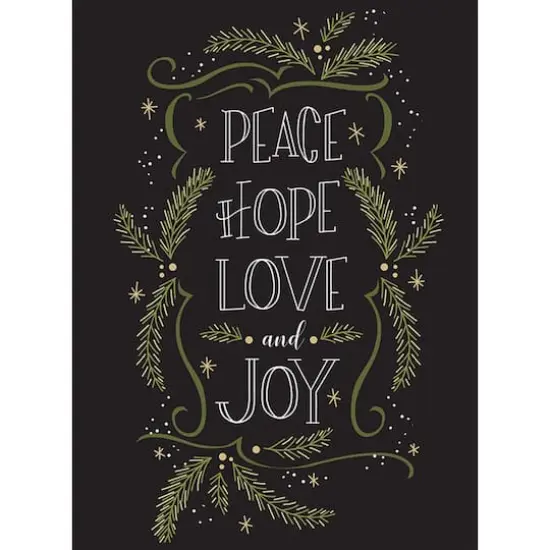 JAM Paper 5" x 7" Greenery Wishes Assorted Christmas Card Set, 24ct. {3}