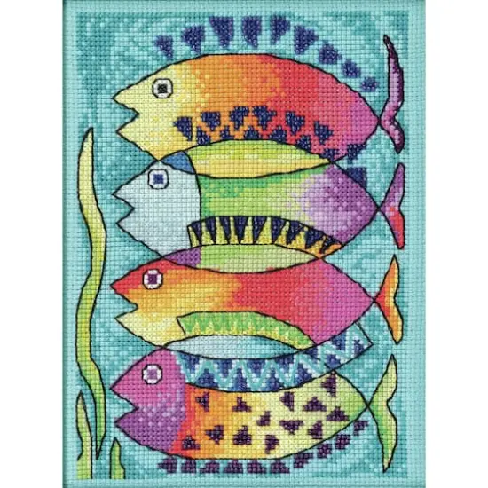 Mill Hill&reg; Laurel Burch&trade; Peces Beaded Counted Cross Stitch Kit {1}