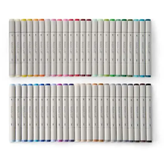 48 Color Dual Tip Sketch Markers by Artist's Loft&trade; {1}